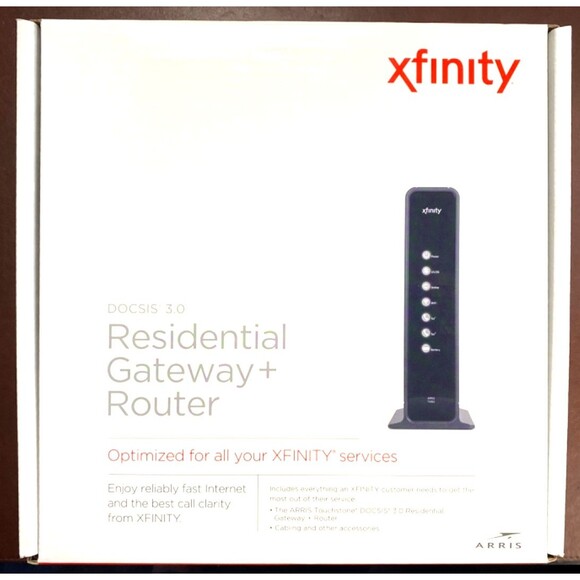 NEW ARRIS Comcast Xfinity TG862GCT Residential Internet Wireless Gateway  Router - Picture 1 of 10